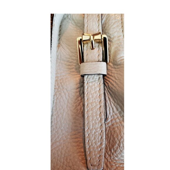 Gianni Chiarini Italy Handbag/Shoulder Bag White Pebbled Leather - Picture 8 of 9